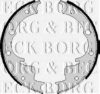 BORG & BECK BBS6192 Brake Shoe Set